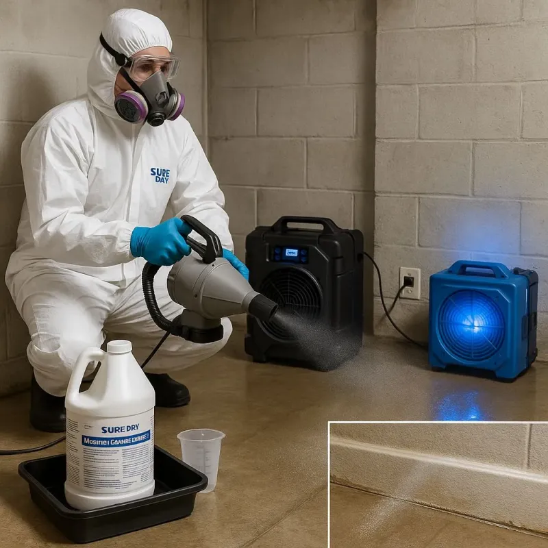 Sanitization and Odor Removal process in Bernice, LA